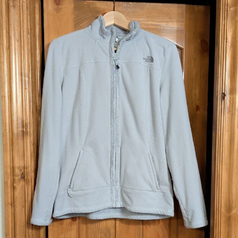 The North Face Soft Gray Full-Zip Jacket